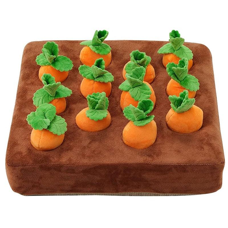 Carrot Plush Chew Toy - FURTASTIC DOG
