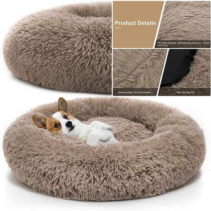 Dog Bed Calming Donut Cuddler - FURTASTIC DOG