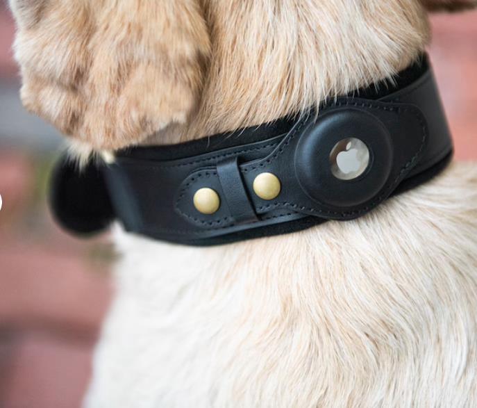 Furtastic Dog Genuine Leather Airtag Collar - FURTASTIC DOG
